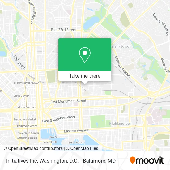 Initiatives Inc map