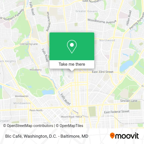 Blc Café map