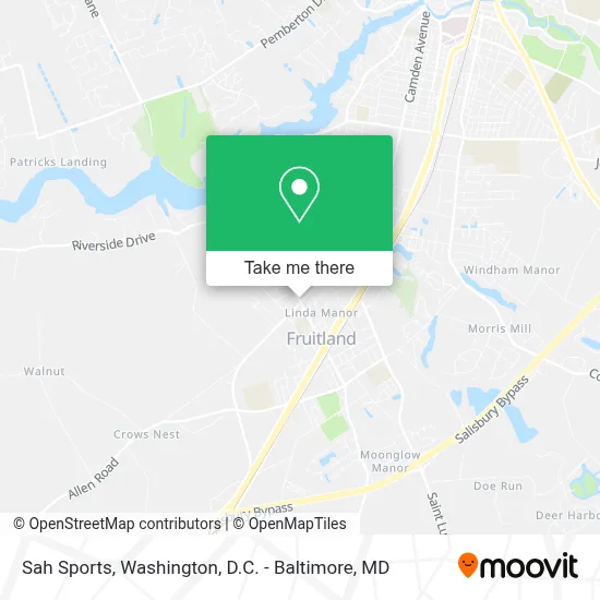 Sah Sports map