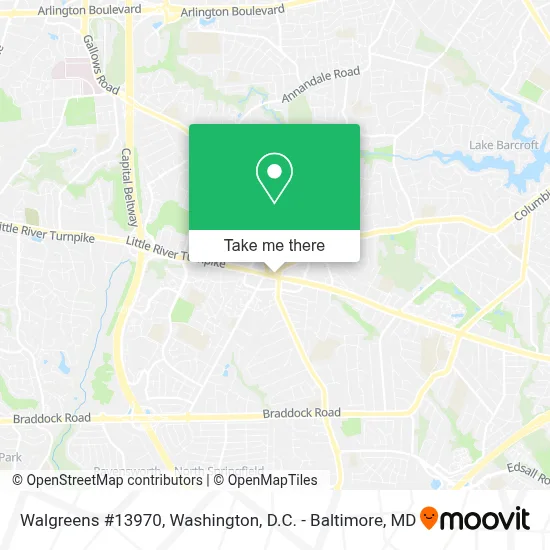 Walgreens #13970 map