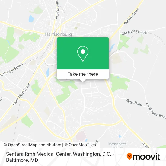 Sentara Rmh Medical Center map