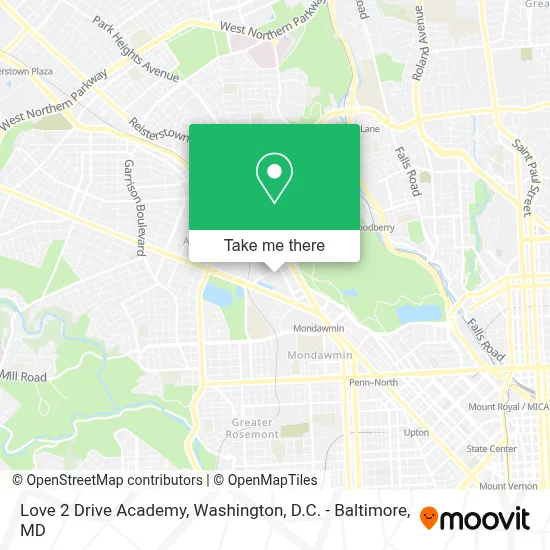 Love 2 Drive Academy map