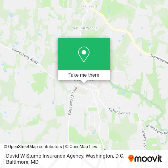 David W Stump Insurance Agency map