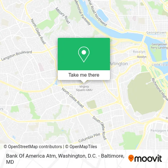 Bank Of America Atm map