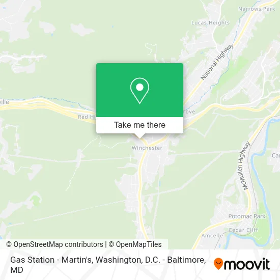 Gas Station - Martin's map