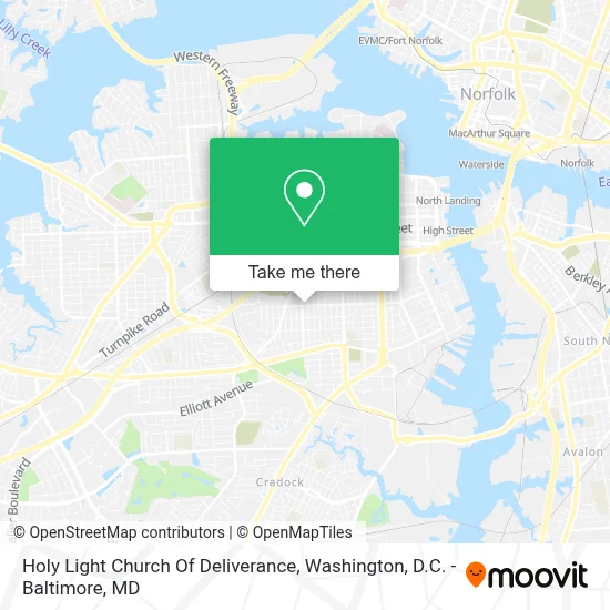 Holy Light Church Of Deliverance map