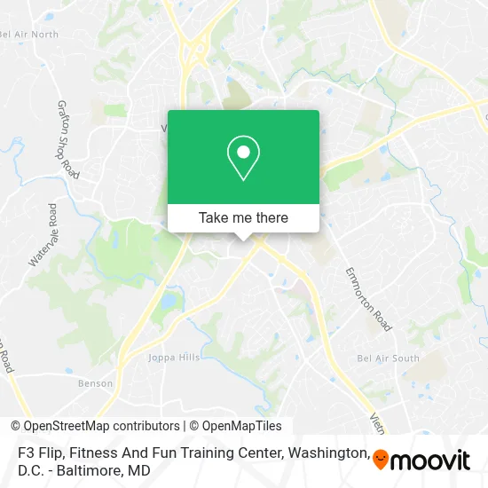 F3 Flip, Fitness And Fun Training Center map
