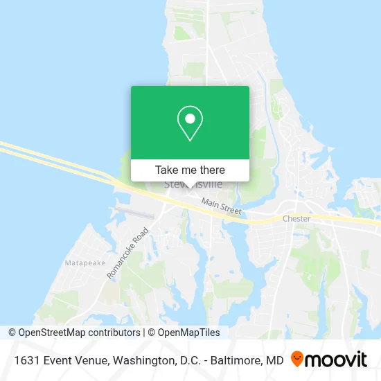 1631 Event Venue map