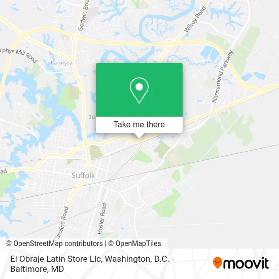 El Obraje Latin Store Llc map