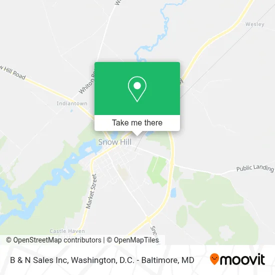 B & N Sales Inc map