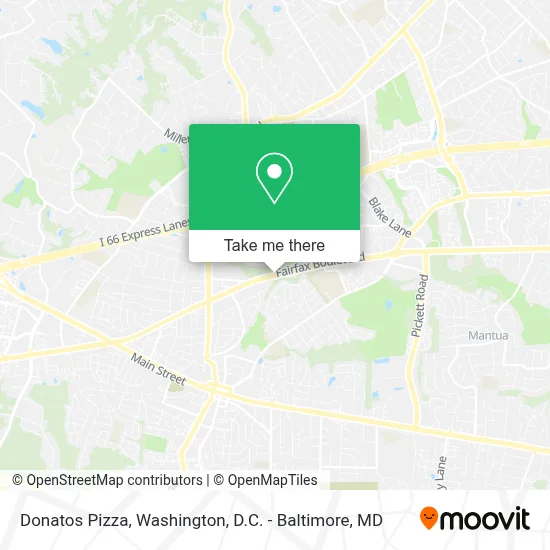 Donatos Pizza map