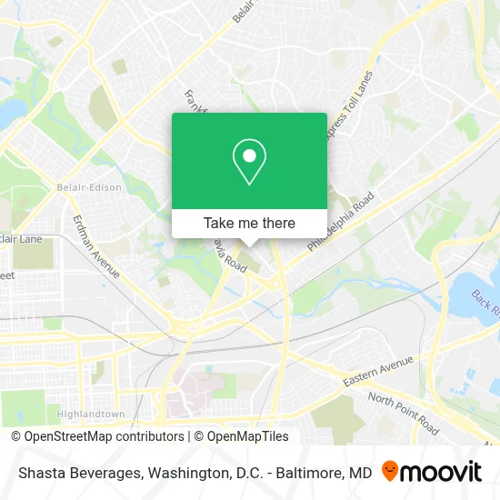 Shasta Beverages map