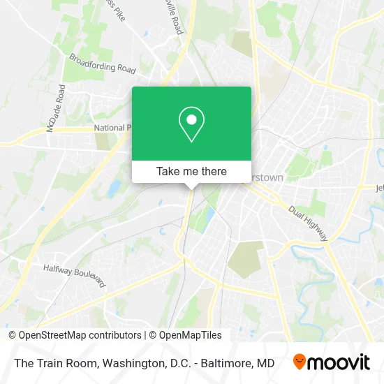 The Train Room map