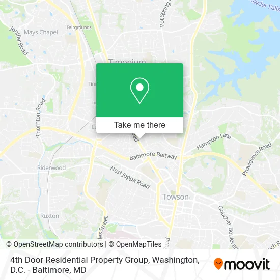 4th Door Residential Property Group map