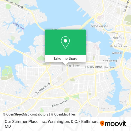 Our Summer Place Inc. map
