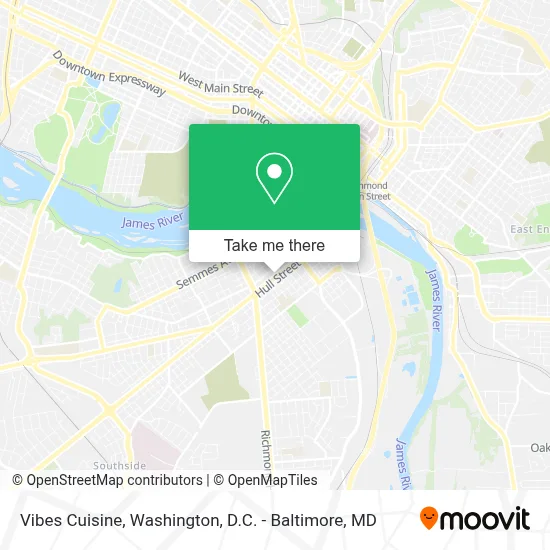 Vibes Cuisine map