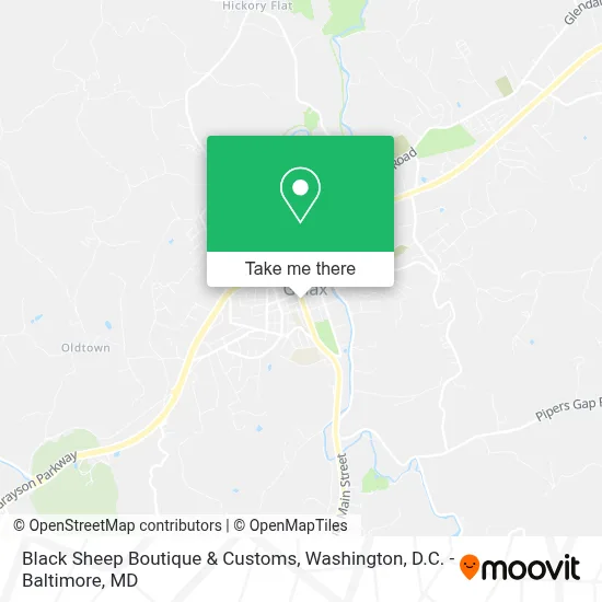Black Sheep Boutique & Customs map