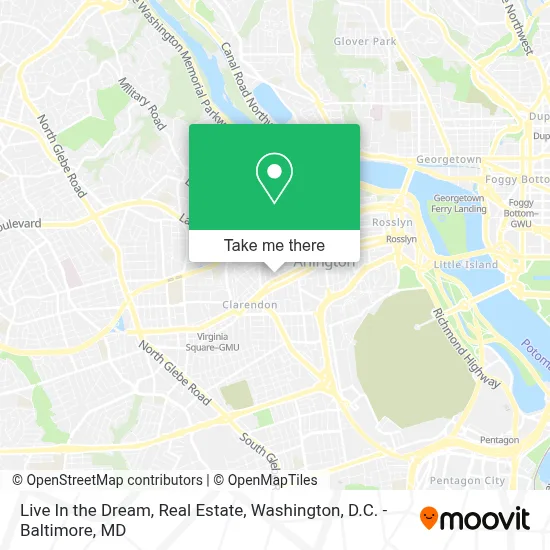 Live In the Dream, Real Estate map