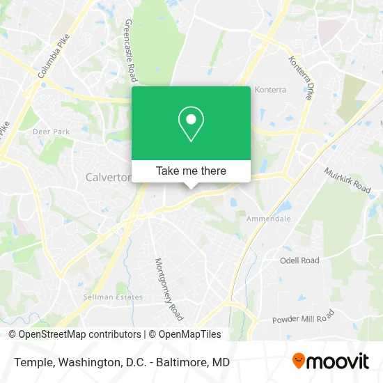 Temple map