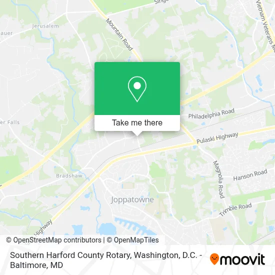 Southern Harford County Rotary map
