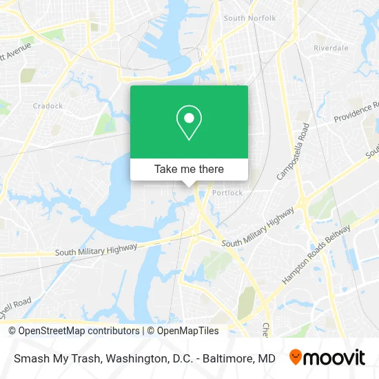 Smash My Trash map