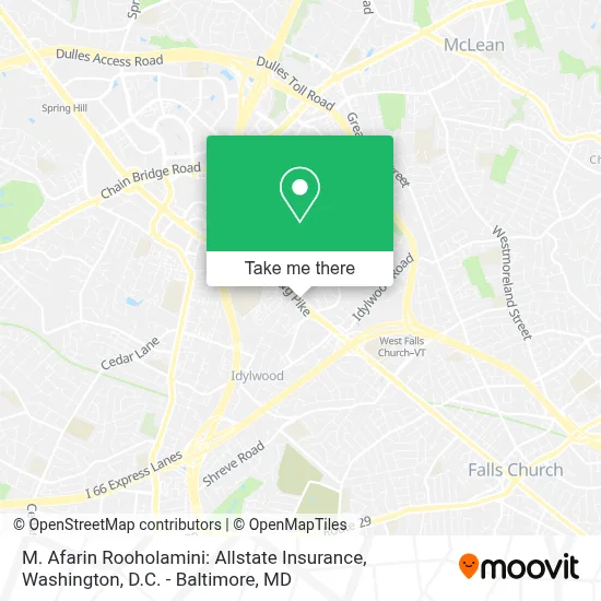 M. Afarin Rooholamini: Allstate Insurance map