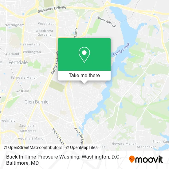 Back In Time Pressure Washing map