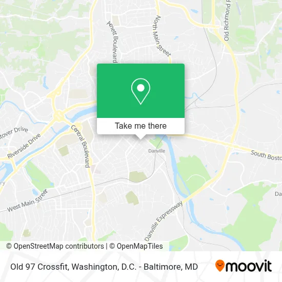 Old 97 Crossfit map