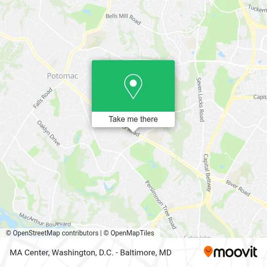 MA Center map