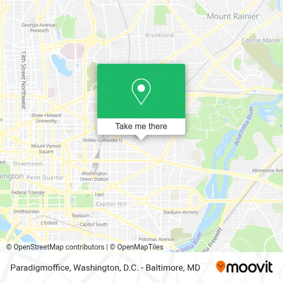 Paradigmoffice map