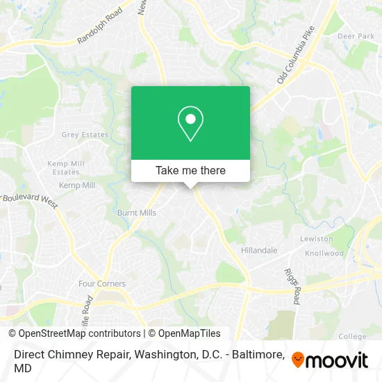 Direct Chimney Repair map
