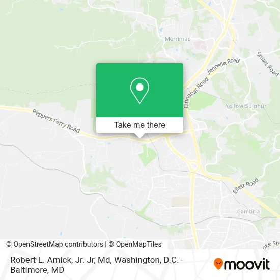 Robert L. Amick, Jr. Jr, Md map