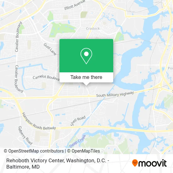 Rehoboth Victory Center map