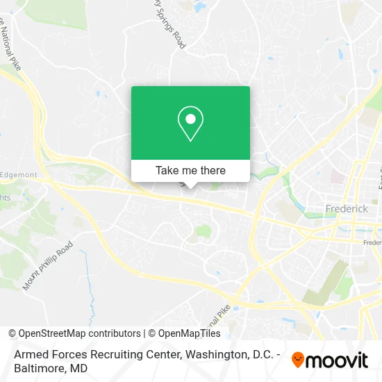Armed Forces Recruiting Center map