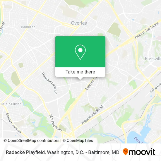 Radecke Playfield map