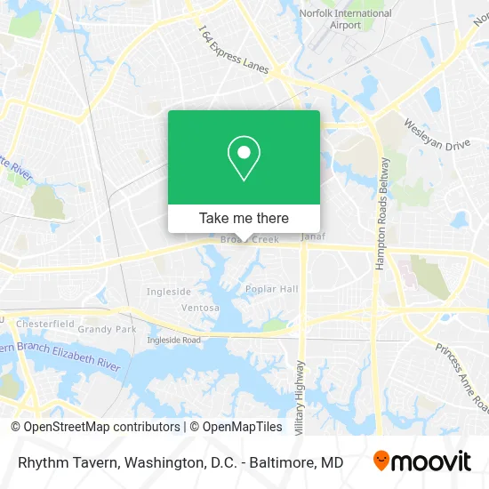 Rhythm Tavern map
