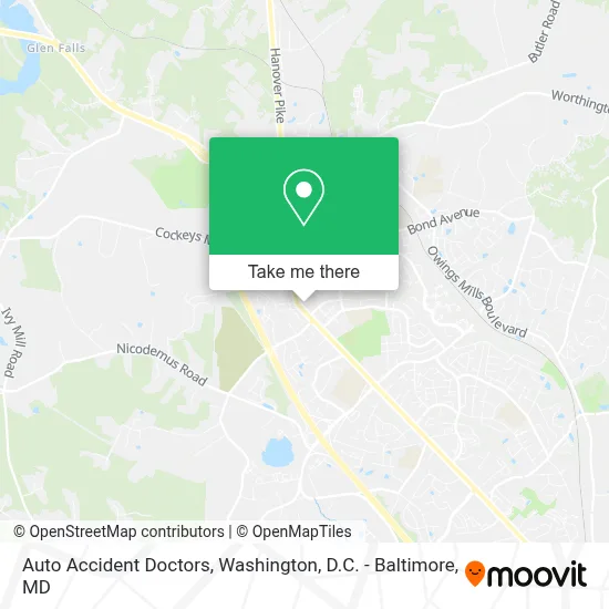 Auto Accident Doctors map