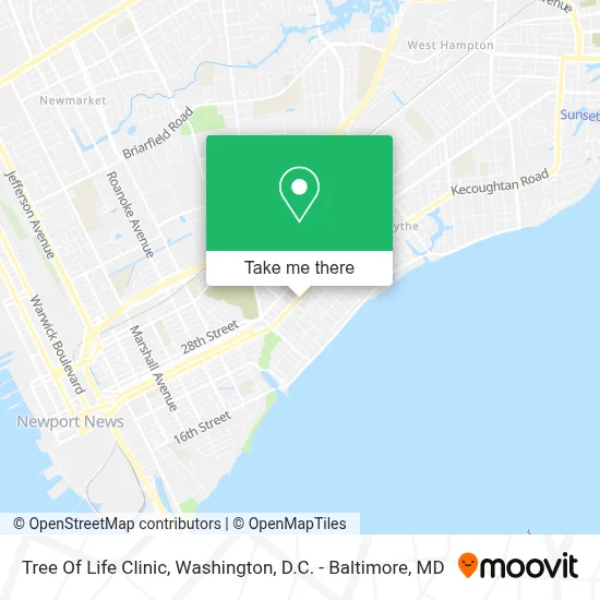 Tree Of Life Clinic map
