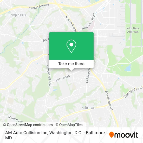 AM Auto Collision Inc map