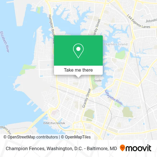 Champion Fences map
