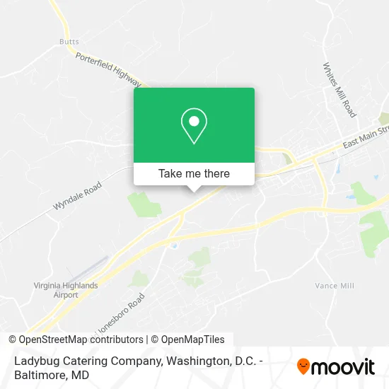 Ladybug Catering Company map
