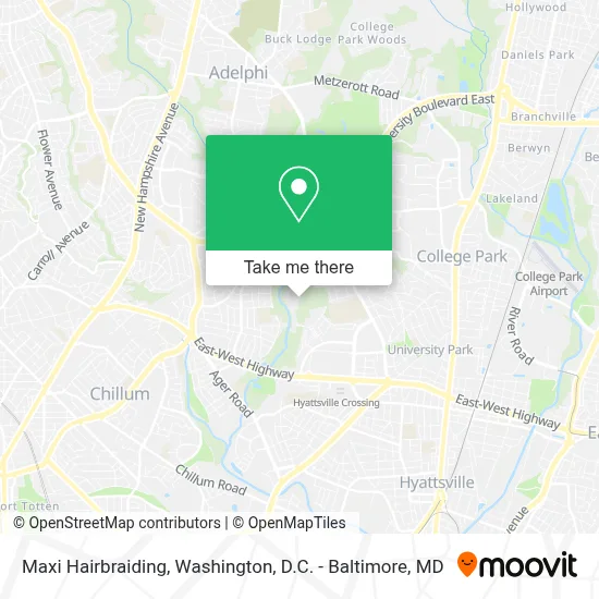Maxi Hairbraiding map