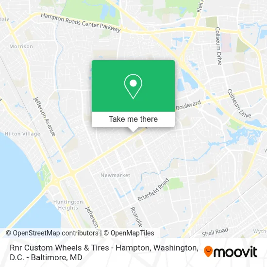 Rnr Custom Wheels & Tires - Hampton map