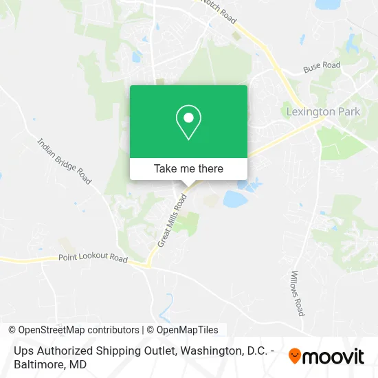 Ups Authorized Shipping Outlet map