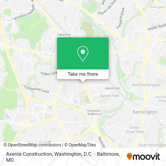 Axenia Construction map