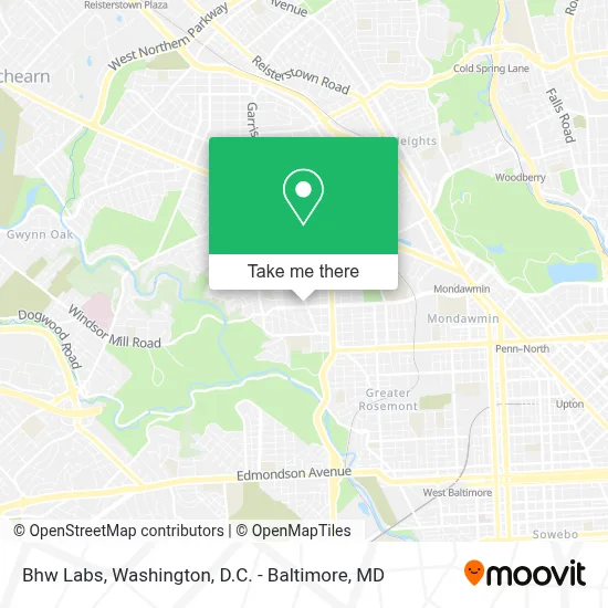 Bhw Labs map
