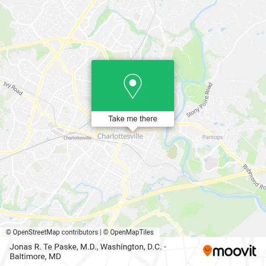 Jonas R. Te Paske, M.D. map