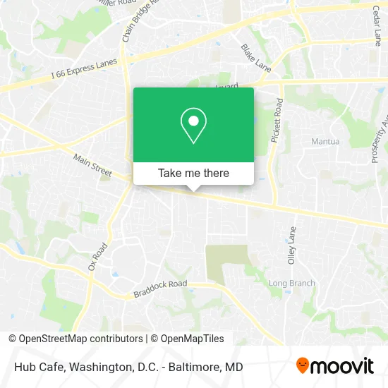 Hub Cafe map