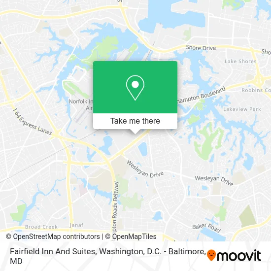 Fairfield Inn And Suites map