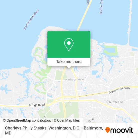 Charleys Philly Steaks map